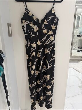 italian summer tie neck midi dress black from selfie leslie Shop Black Midi Dresses Online | Mid-Length & Versatile